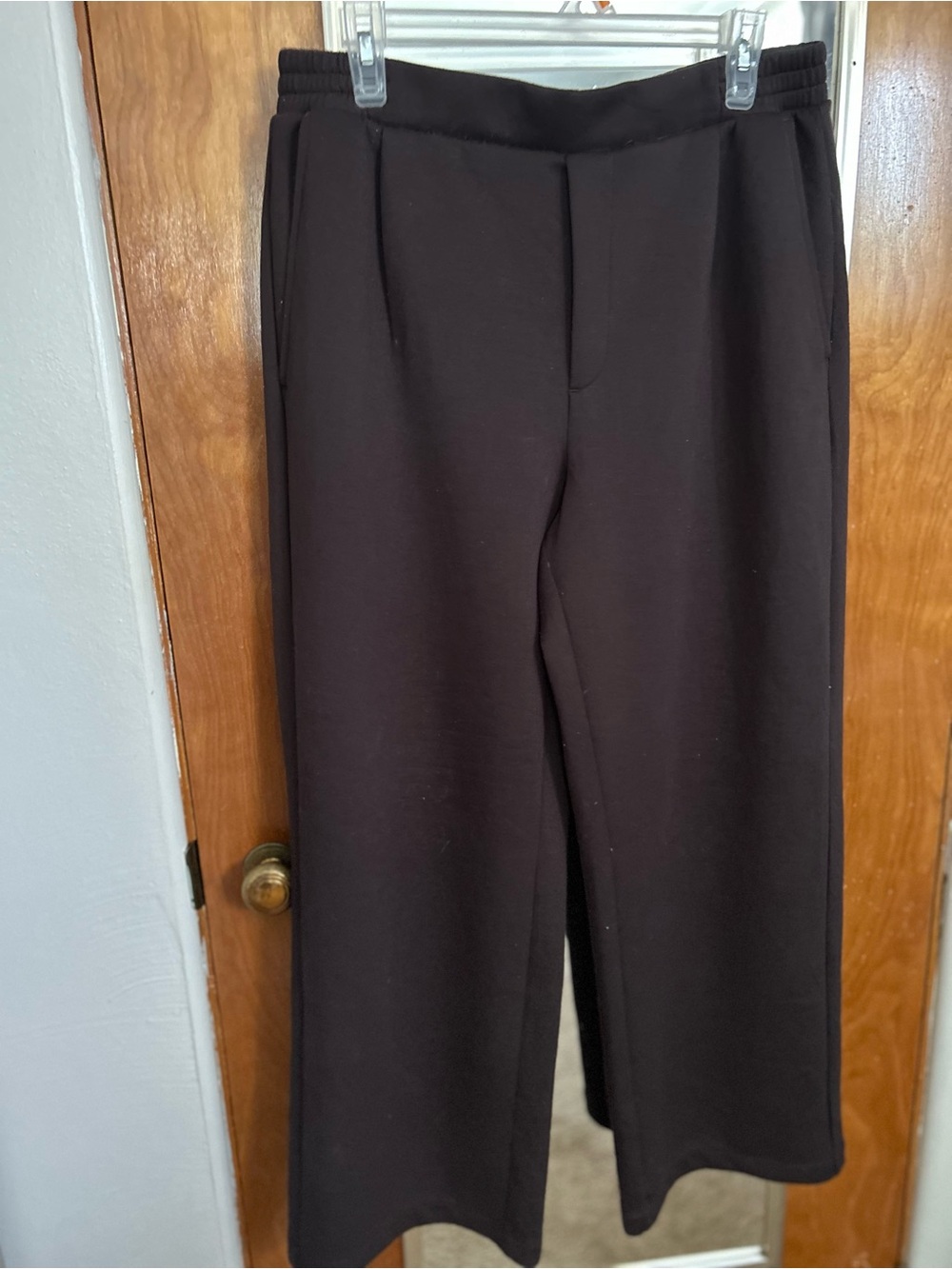 Avia Women's Wide-Leg Pants in Dark Brown